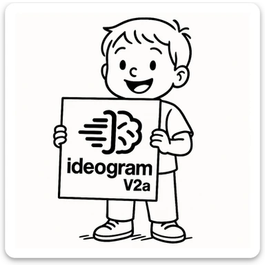 make drawing of a child holding a poster of this image sticker