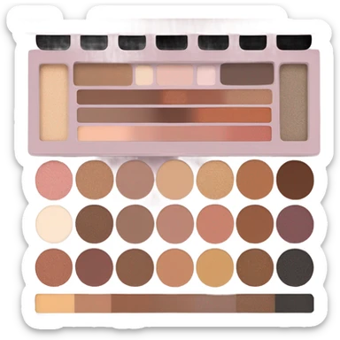 eyeshadow makeup palette sticker