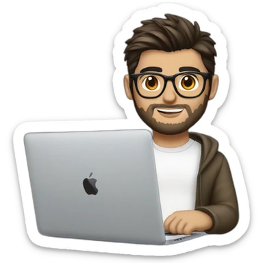 zayn malik with spectacles and macbook sticker