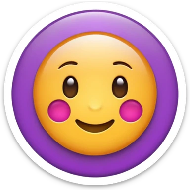 Feed icon color purple sticker