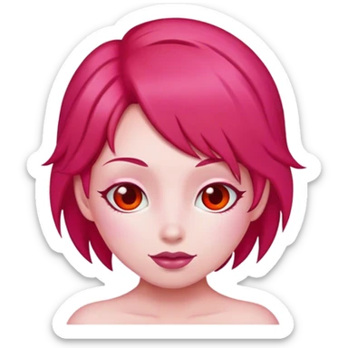 Corazon rosa brbe sticker