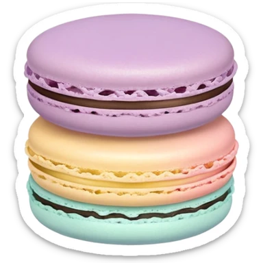 Macaron sticker