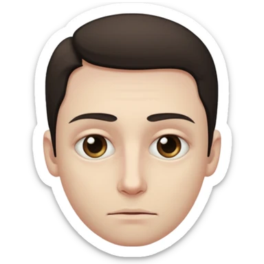 Con sueño triste 😞 sticker