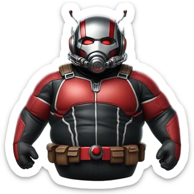 Fat ant-man sticker