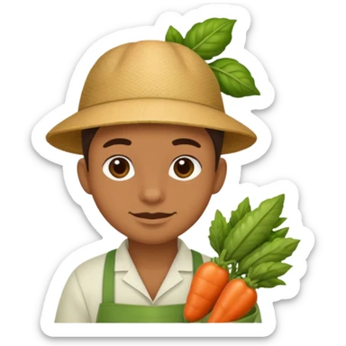 greengrocer's animal sticker
