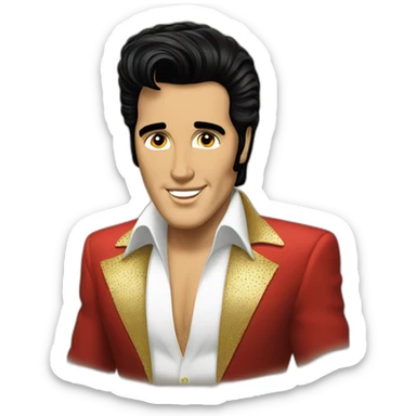 Roméo elvis sticker