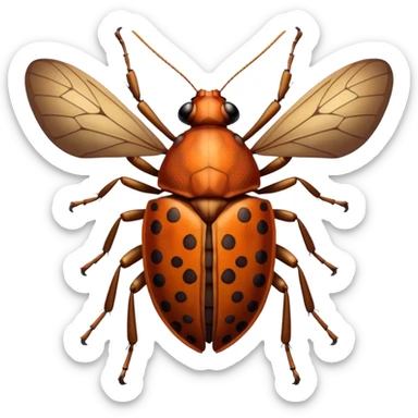 Shield bug sticker