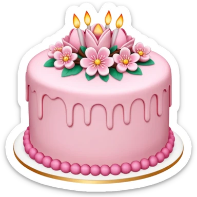 sakura cake  sticker