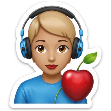 Cherry bum dj  sticker