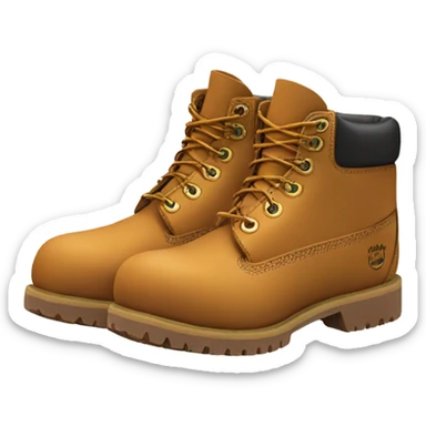 timberlands boots sticker