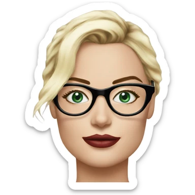 :Margot Robbie: glasses  sticker