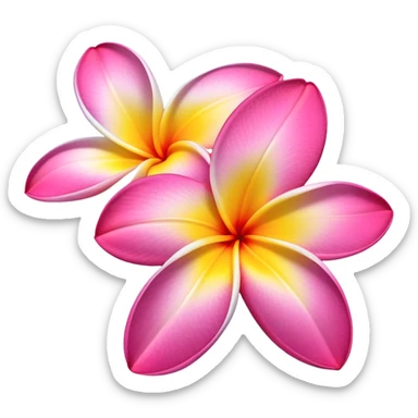 plumeria sticker
