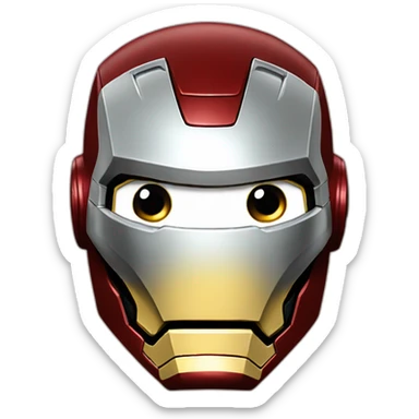 Ironman say hi sticker