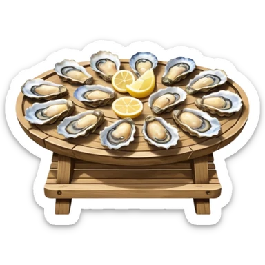 oyster stand sticker