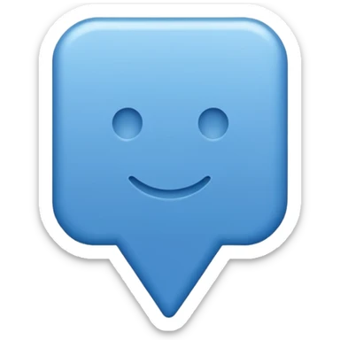 I want to make an verified emoji with an blue square and checkmark in it sticker