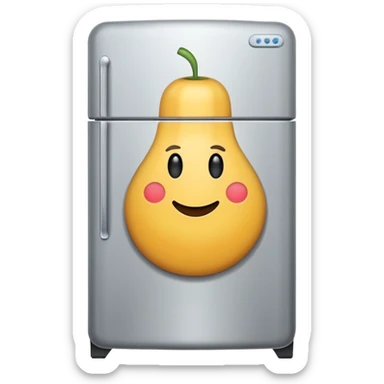 Hi refrigerator ! in text sticker