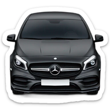 Mercedes a45 black sticker