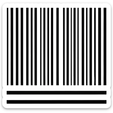 Barcode sticker