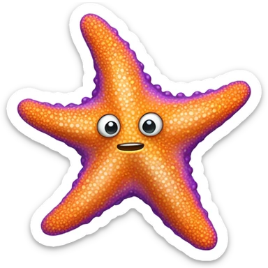 Starfish￼￼ sticker