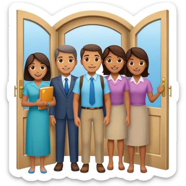 Jehovah’s witnesses door to door sticker