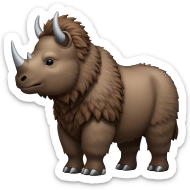 Woolly Rhino sticker