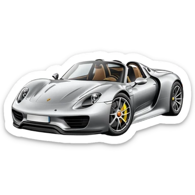 porshe 918 spyder sticker