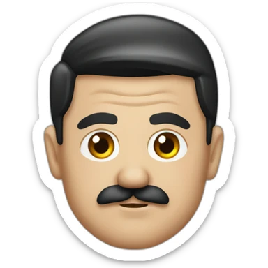 Hitler rigole sticker