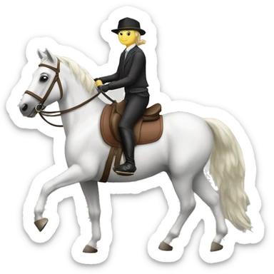 Horse riding  sticker