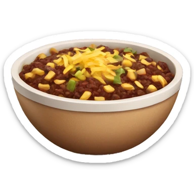 Chipotle bowl sticker