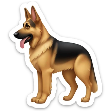German Shepard sticker