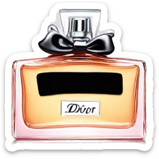 Miss dior perfume sticker