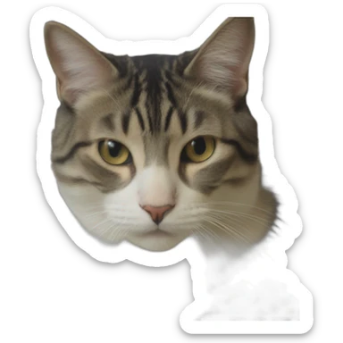 :cat i not see u before, oh you so portugal: sticker