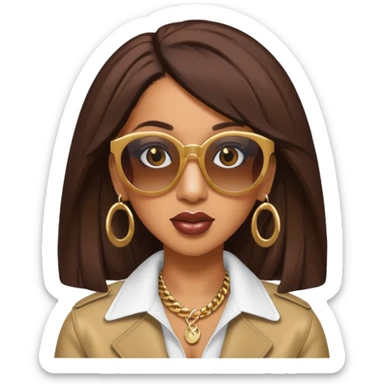 Cardi B with sun glasses


 sticker