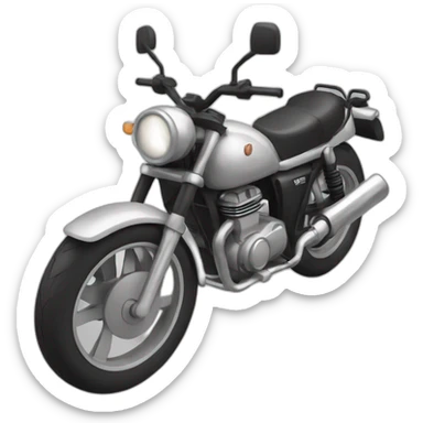 Un hipopotame qui conduit une moto sticker