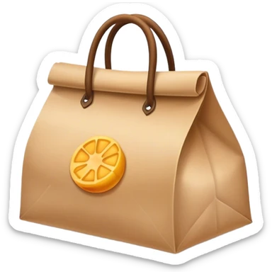 food delivery bag sticker