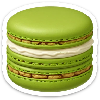 Green Macaroon sticker