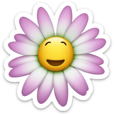 daisy flower sticker
