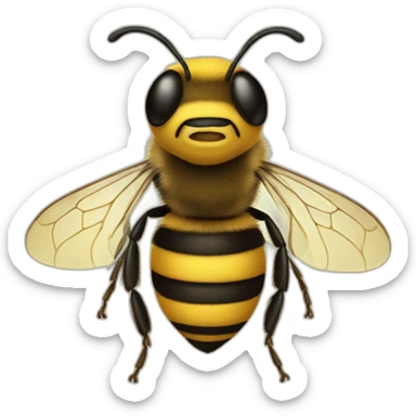 Honeybee sticker