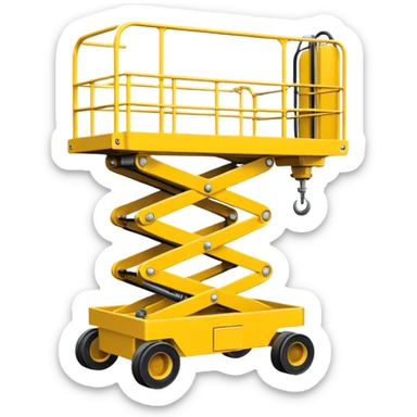 aerial work platform sticker