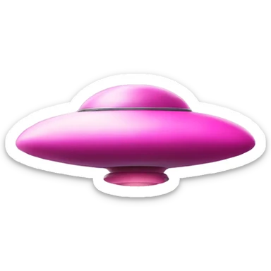 Pink UFO with "Mawari" written on it
 Written Mawari sticker