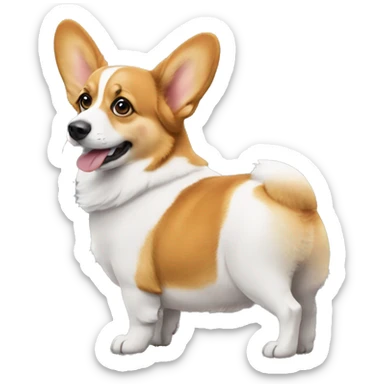 A Corgi Showing Its Butt sticker