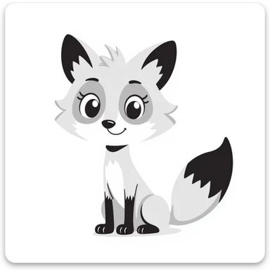 Fox sticker