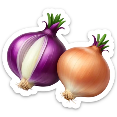Onion shallots  sticker