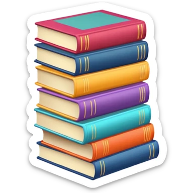Libros para regreso a clases sticker