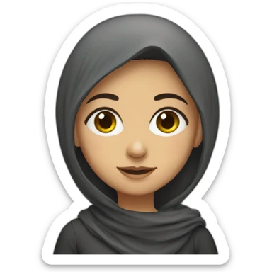 Syrian girl sticker