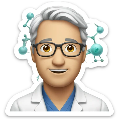 Molecular biology sticker