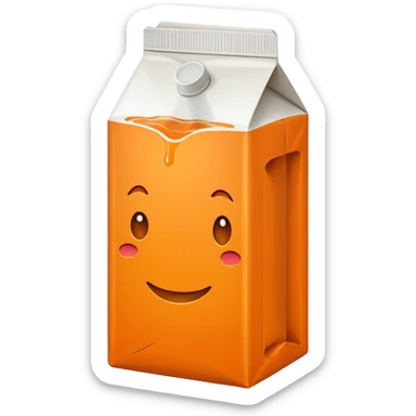 juice tetrapack sticker