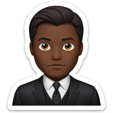 bruce wayne black suit sticker