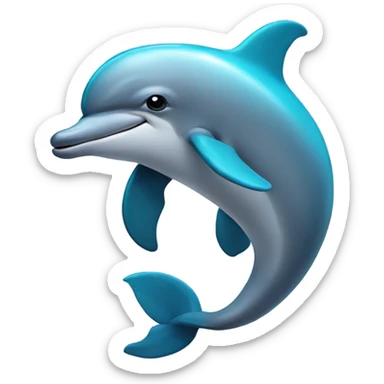 dolphin sticker