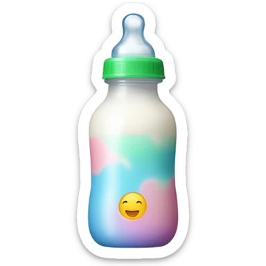  Baby drinking bottle sticker